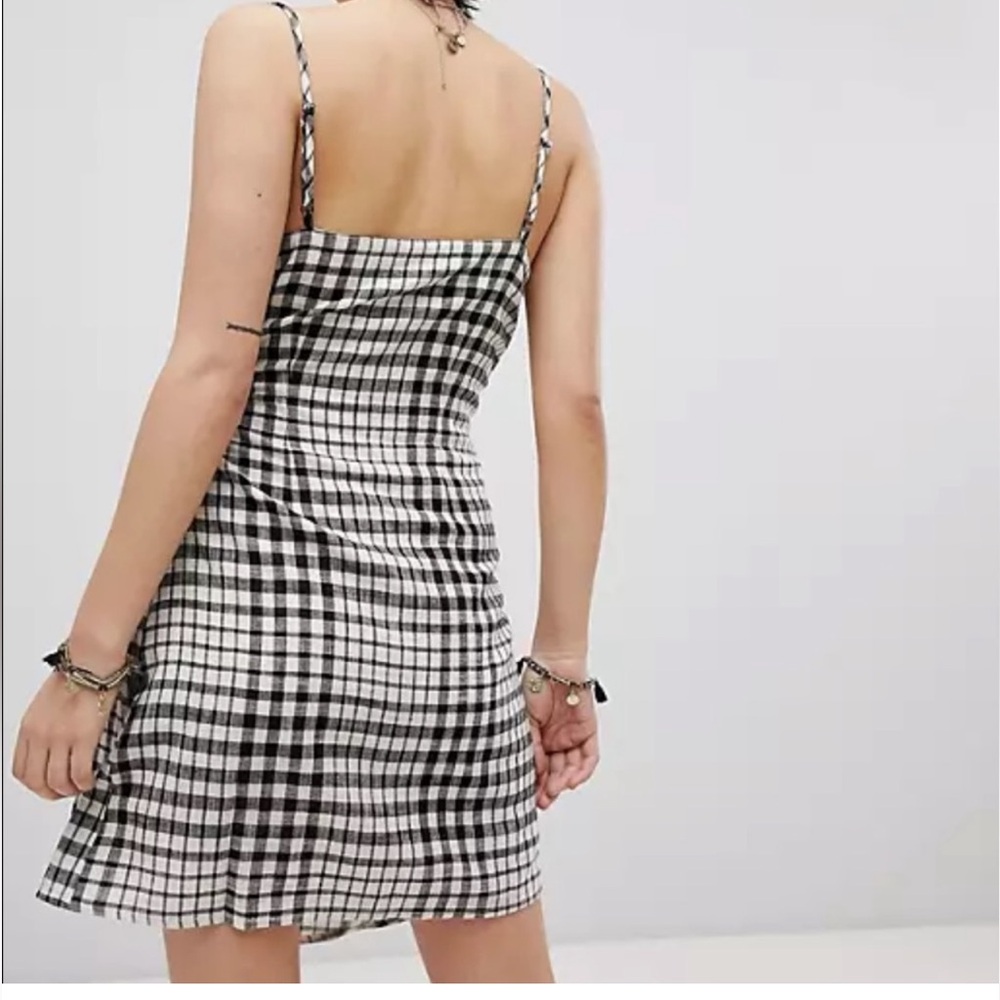 Free People Nodia Wrap Mini Dress Size Small  Tie Waist - Picture 2 of 7